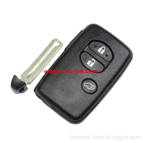 New arrival Toyota 3 button remote key blank toyota key shell toyota key fob case